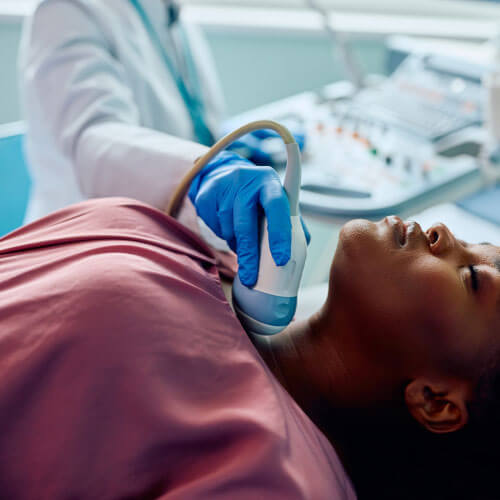 Exame de Ultrassonografia da Tireoide